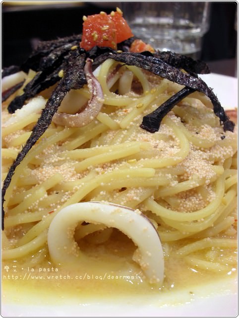 【北市天母】la pasta～墨魚明太子義大利麵