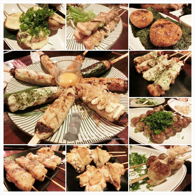 【台南一日遊】鯨吞燒串燒酒場～綜合雞肉串真真美味！
