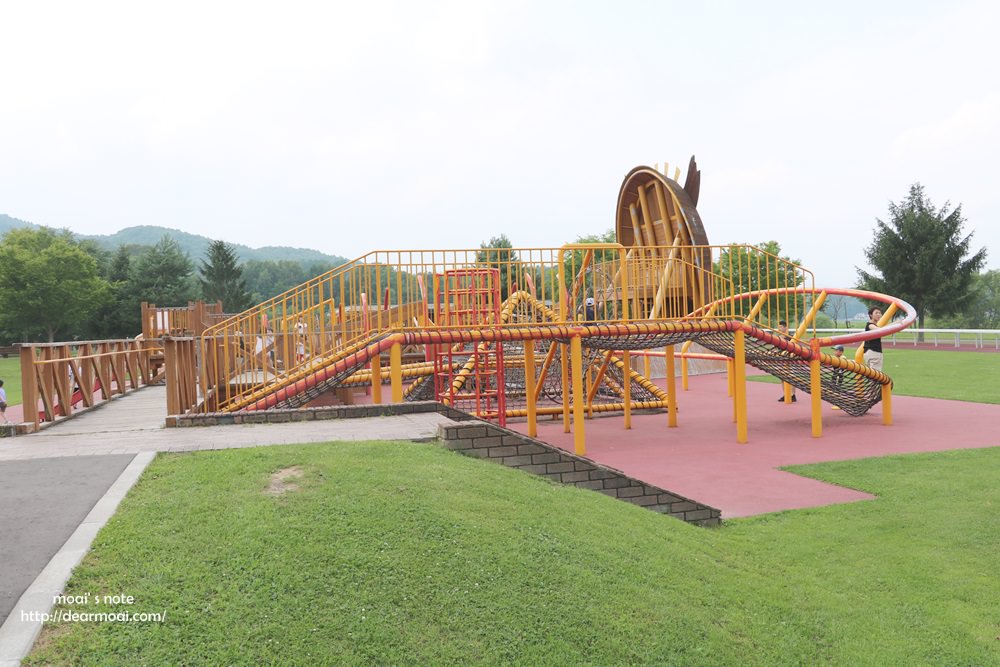【2018北海道夏日風情畫】北海道旭川‧神威の杜公園 (カムイの杜公園)～超好玩的室內外遊樂設施而且是免費的！